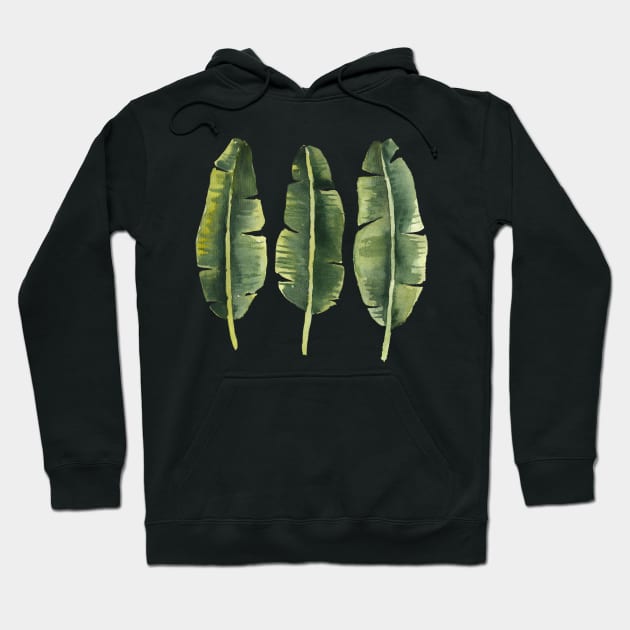 Banana leaves Hoodie by foxeyedaisy